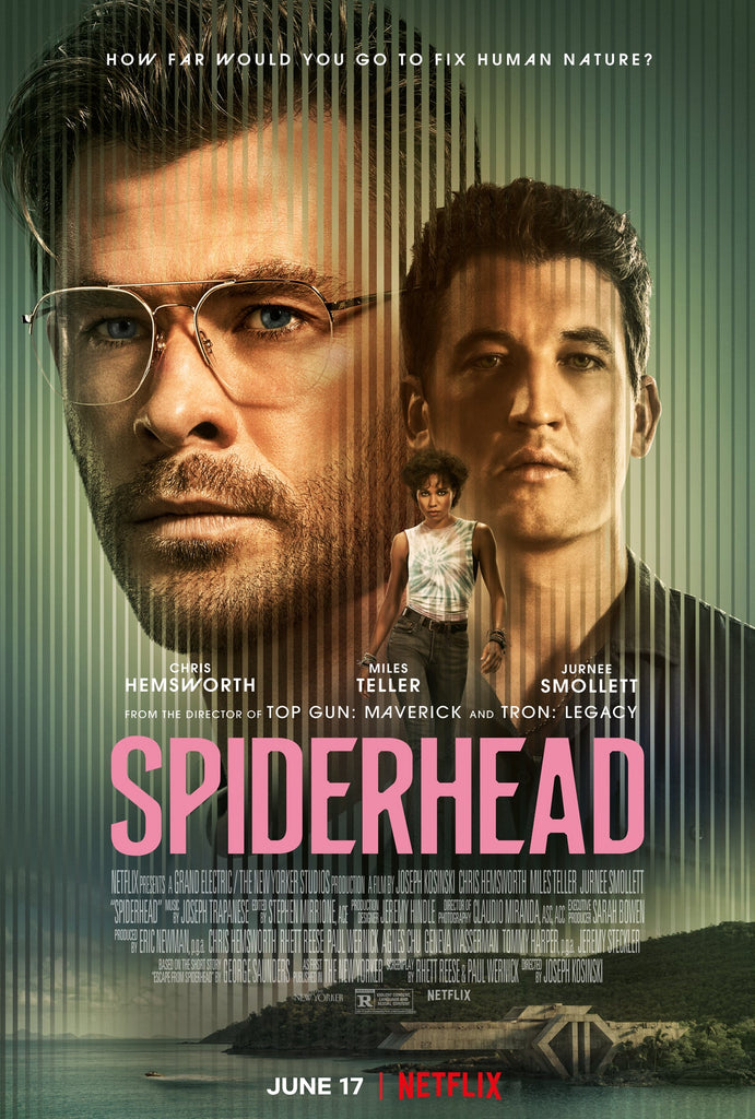 Premium Spiderhead A2 Size Movie Poster