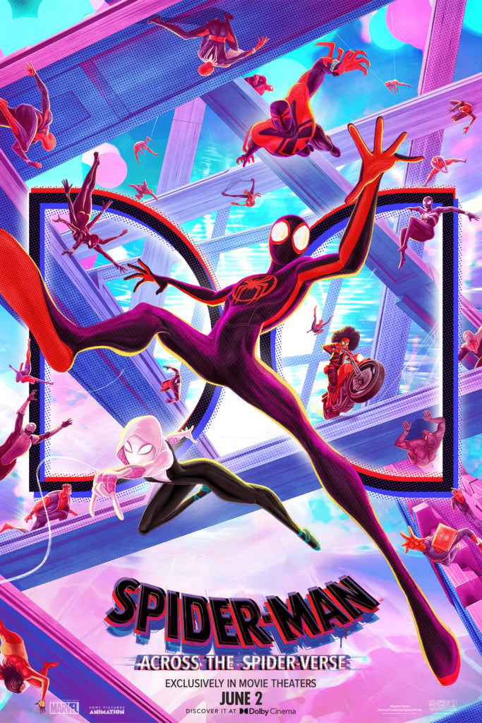 Premium Spider-man Across The Spider-verse Design 1 A2 Size Movie Poster