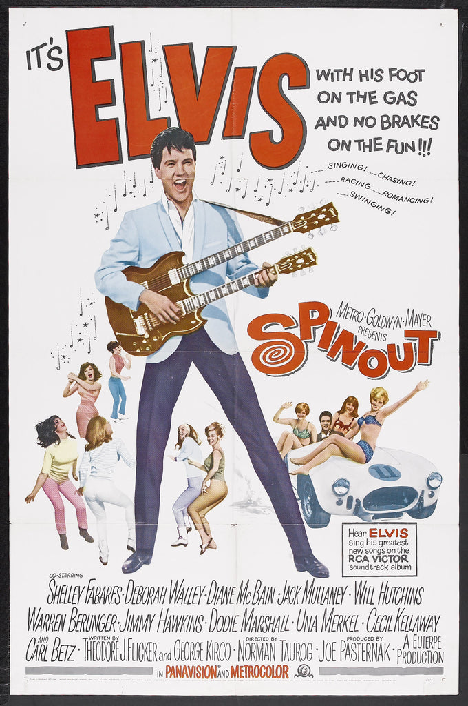 Premium Elvis Presley Spinout A2 Size Movie Poster