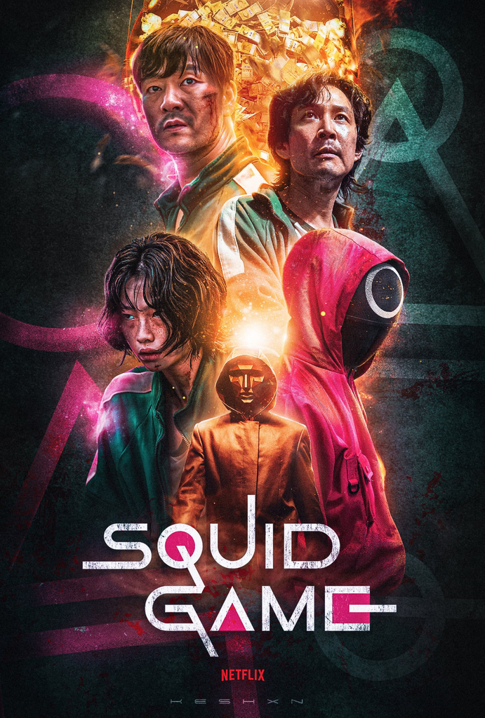 Premium Squid Game A4 Size Posters