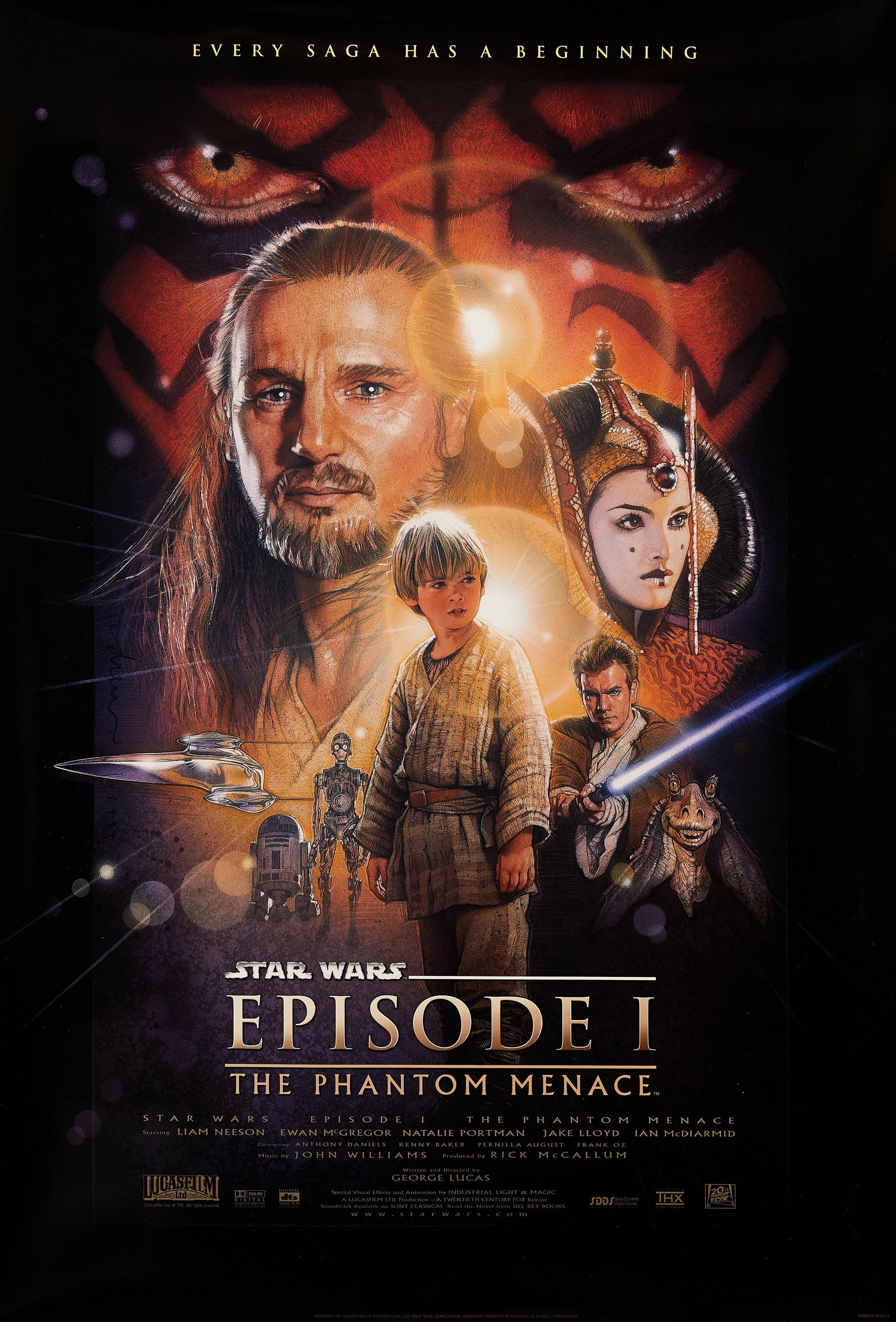 STAR WARS EPISODE I A2ポスター star-wars-episode-i-the-
