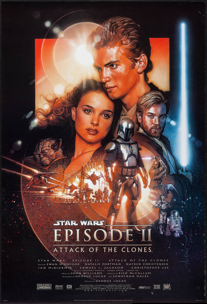 Premium Star Wars: Episode II - Attack of the Clones A4 Size Movie Poster