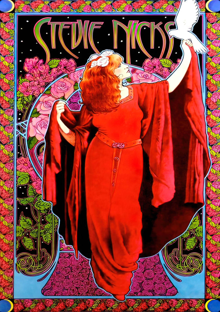 Premium stevie nicks Vintage Gig A4 Size Posters