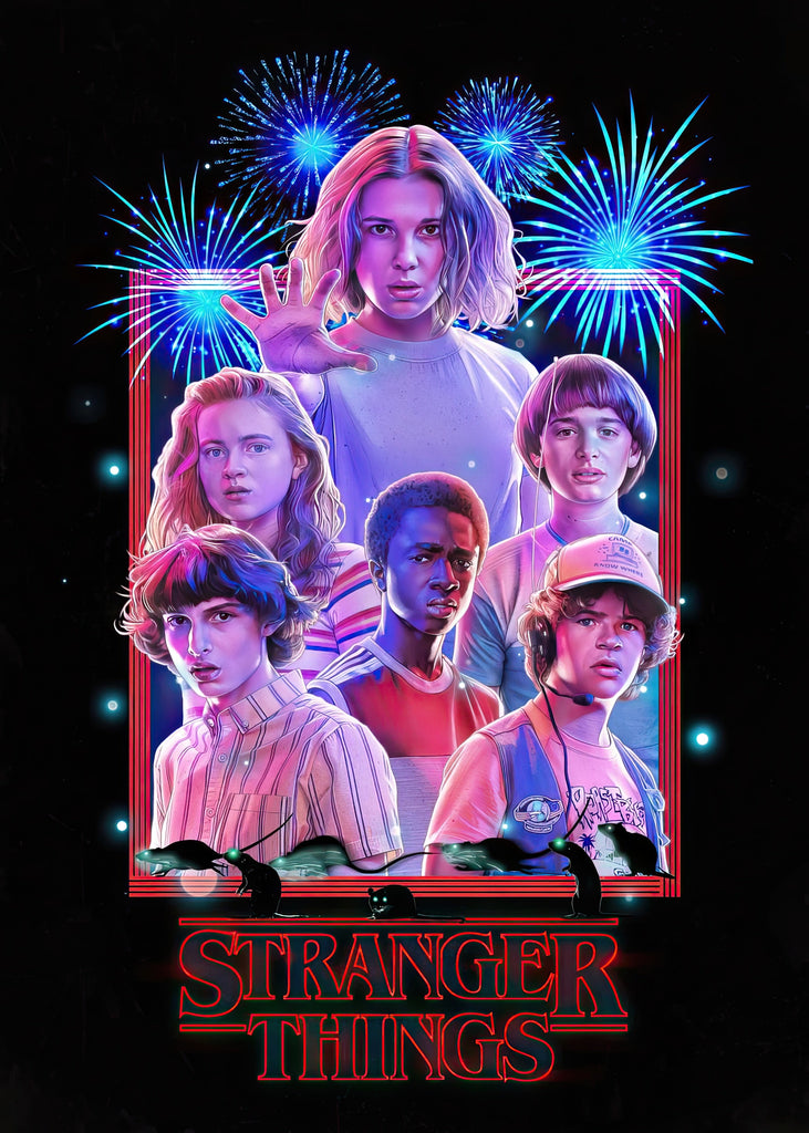 Premium Stranger Things Design 19 A4 Size Posters