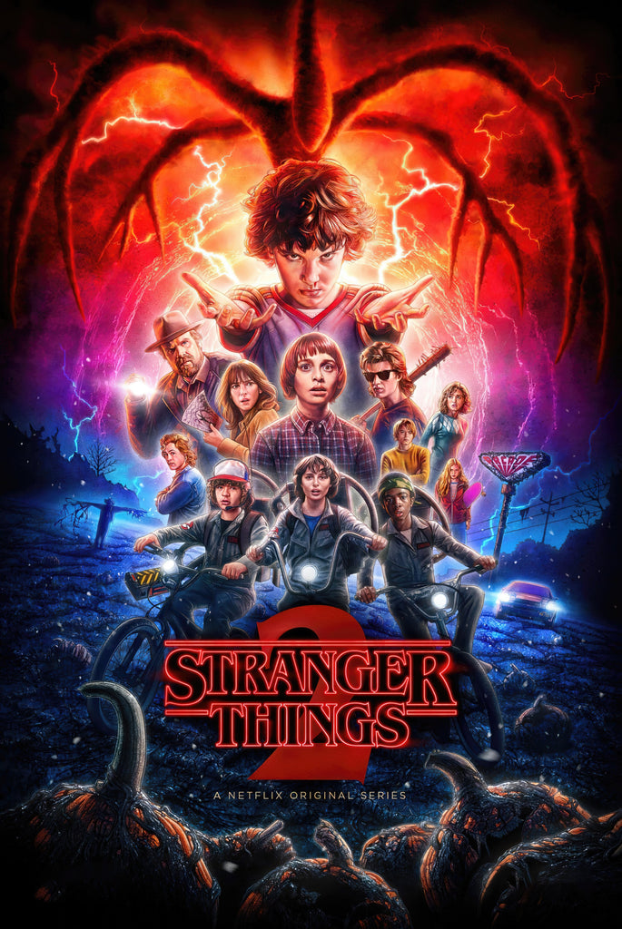 Premium Stranger Things Design 22 A4 Size Posters