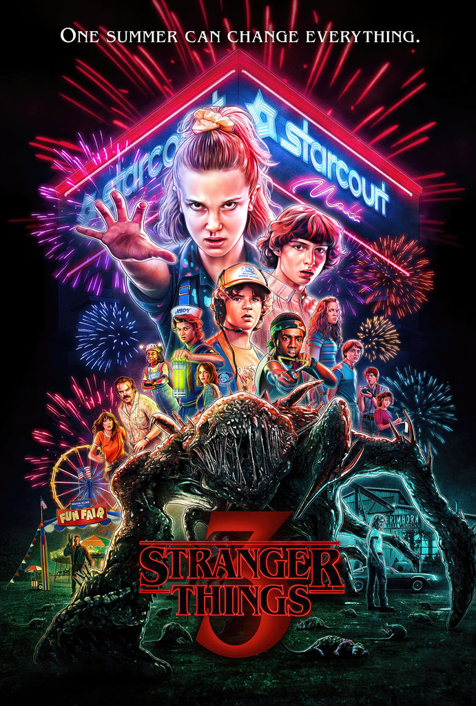 Premium Stranger Things Design 3 A2 Size Posters