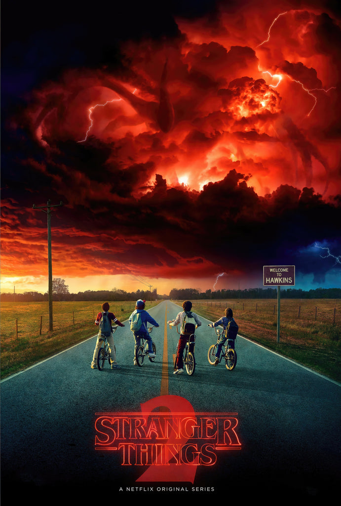 Premium Stranger Things Design 5 A4 Size Posters