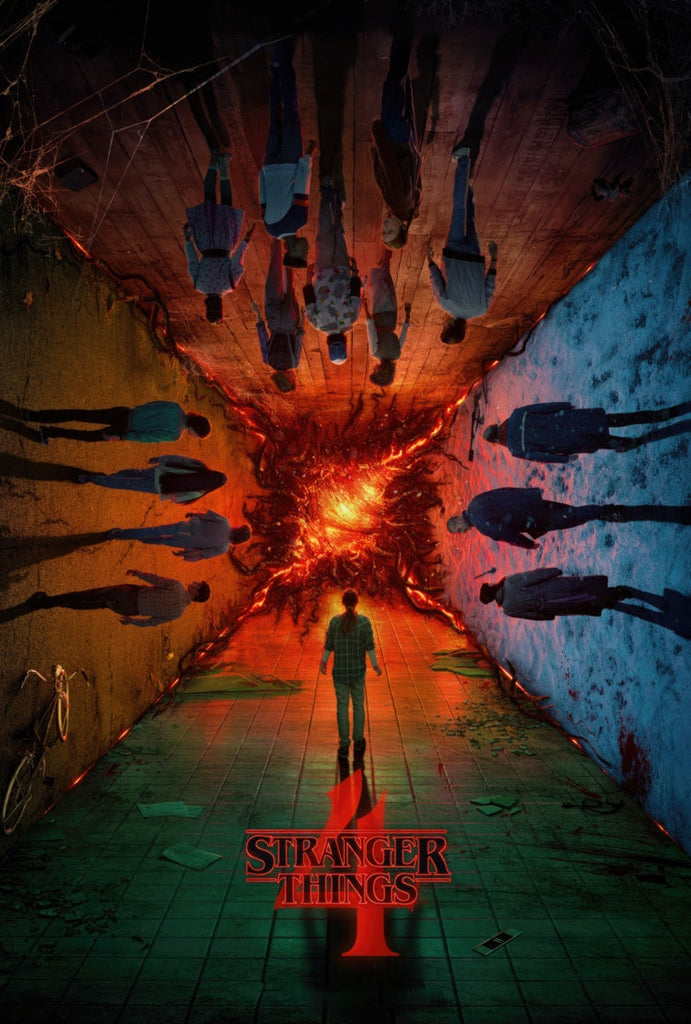 Premium Stranger Things Design 7 A4 Size Posters