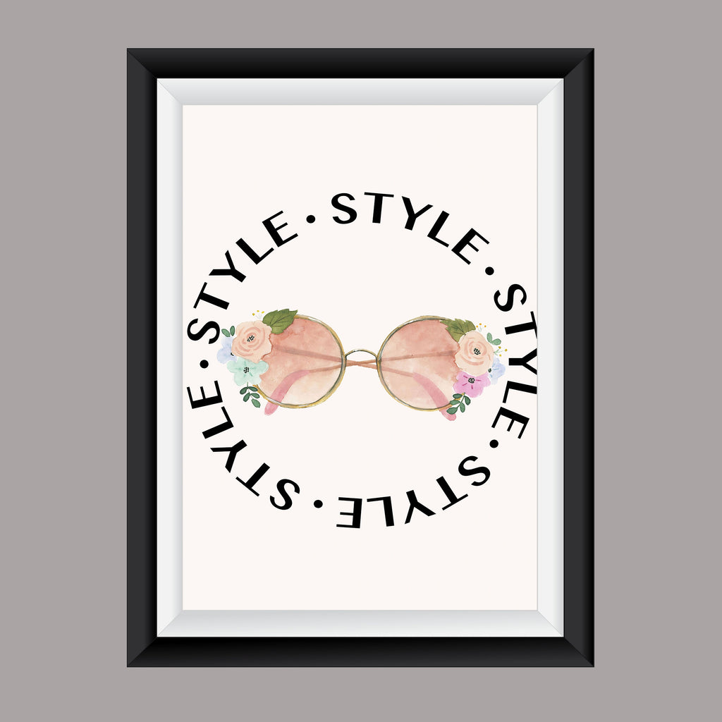Premium Fashion Wall Art Sunglasses fashion A2 Size Posters