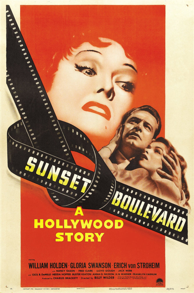 Premium Sunset Boulevard A3 Size Movie Poster