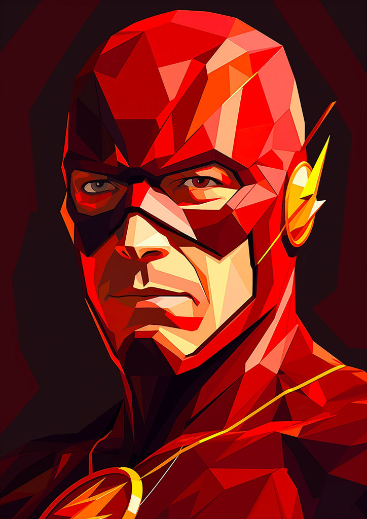 Superhero Comic Style Design 4 A2 Size Posters-Pixel Demon