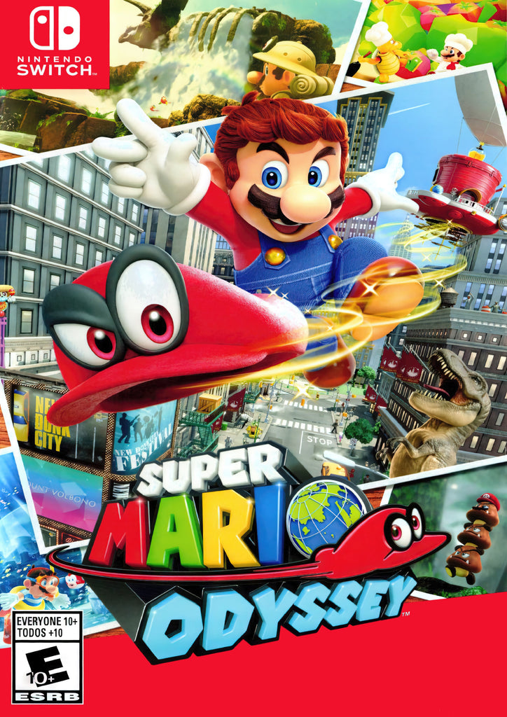 Premium 2010s Super Mario Odyssey A4 Size Posters