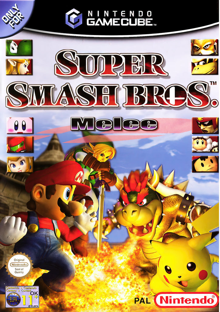 Premium 2000s Super Smash Bros Melee A4 Size Posters