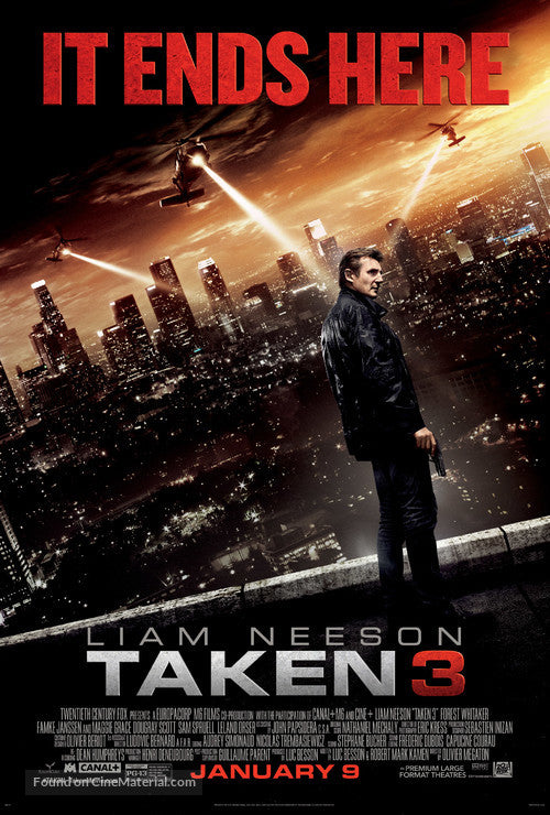 Taken 3 A2 Movie Poster-Pixie Posters