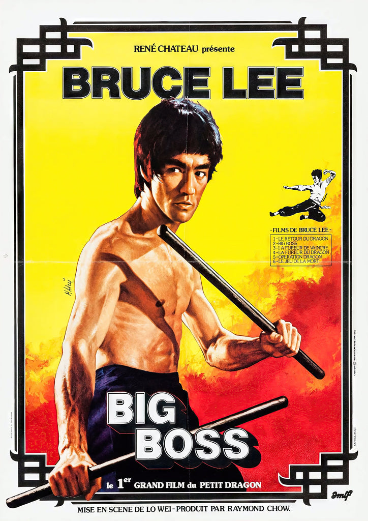 Premium Bruce Lee Big Boss A2 Size Movie Poster