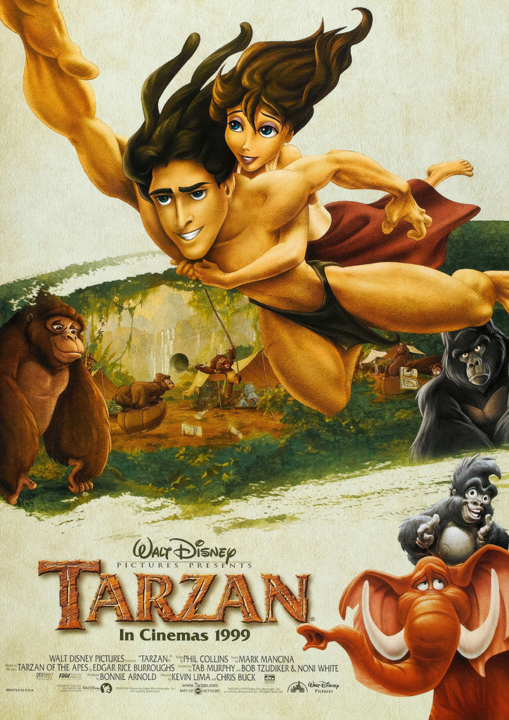 Premium Tarzan A2 Size Movie Poster