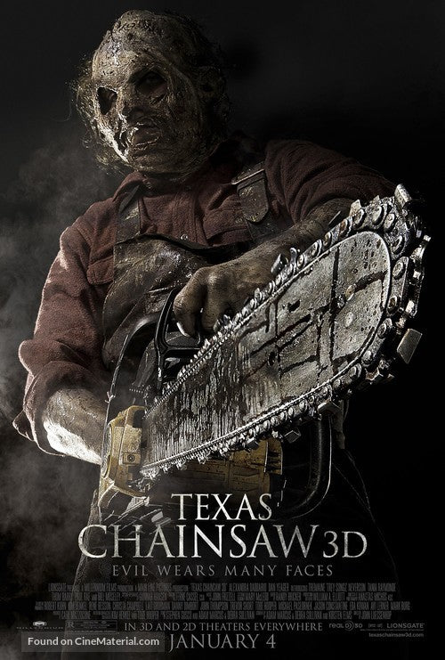 Texas Chainsaw 3D A2 Movie Poster-Pixie Posters