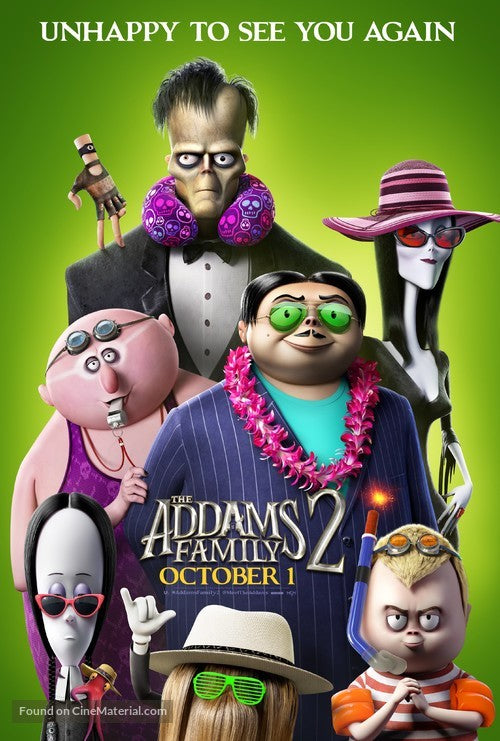 The Addams Family 2 A2 Movie Poster-Pixie Posters