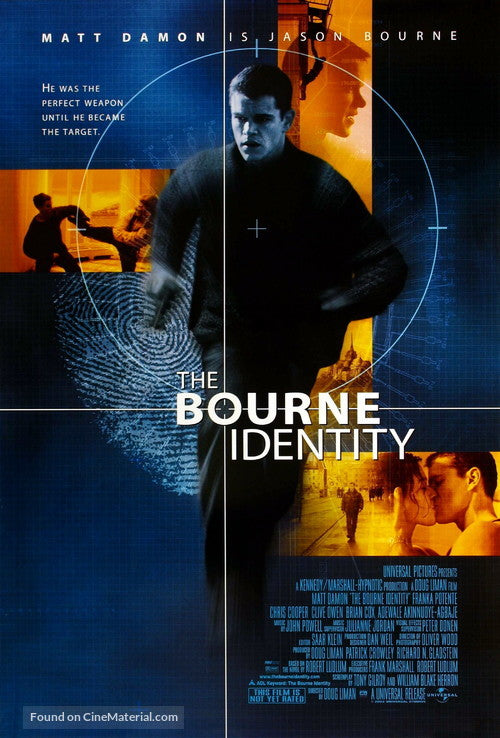 The Bourne Identity A2 Movie Poster-Pixie Posters