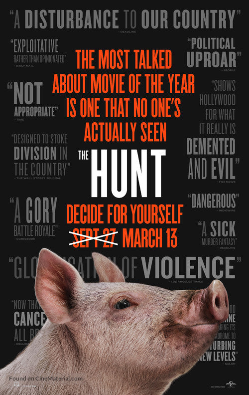 The Hunt A2 Movie Poster-Pixie Posters