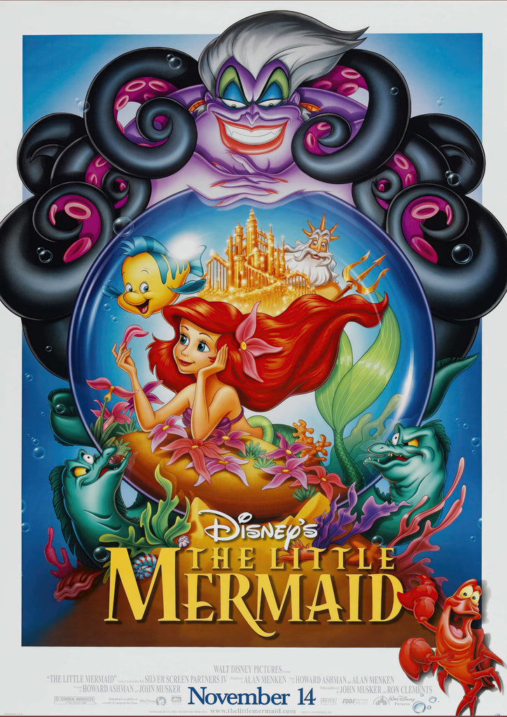 Premium The little mermaid A2 Size Movie Poster