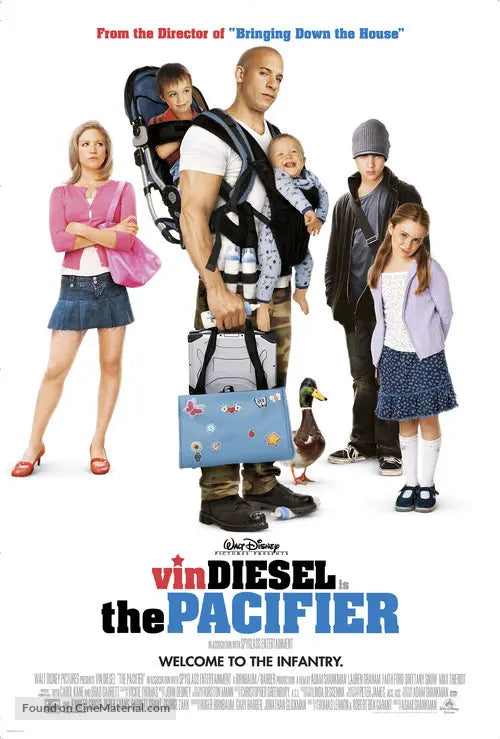 Pixie Pacifier High Quality The Pacifier A2 Movie Poster – Pixie Posters