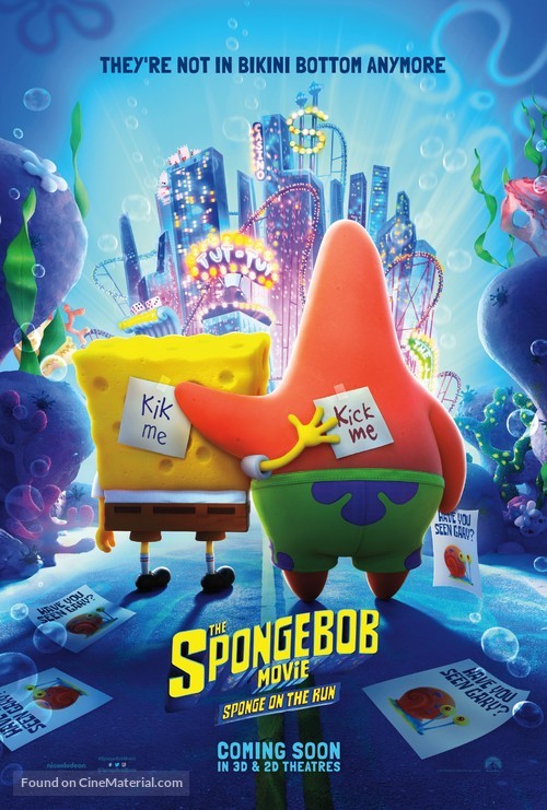 The SpongeBob Movie: Sponge on the Run A2 Movie Poster-Pixie Posters