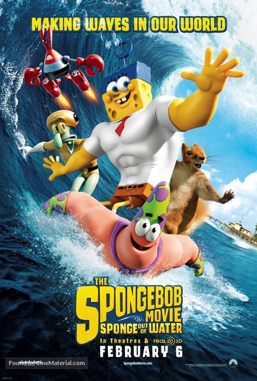 The SpongeBob Movie: Sponge Out of Water A2 Movie Poster-Pixie Posters