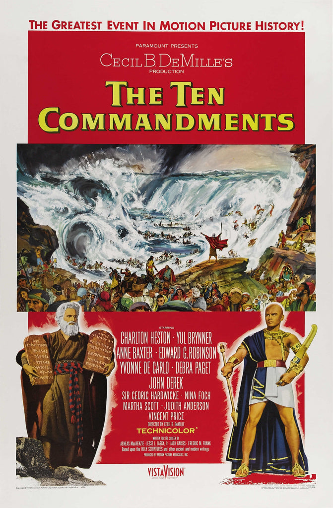 The Ten Commandments A2 Size Movie Poster-Pixel Demon