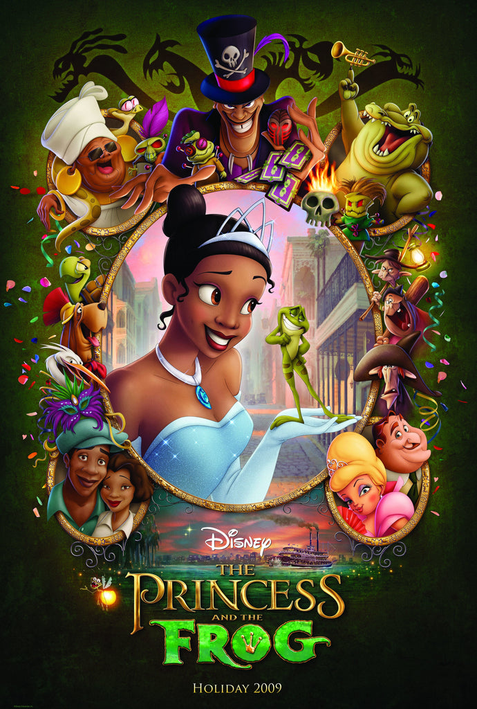 Premium The princess and the frog A2 Size Movie Poster