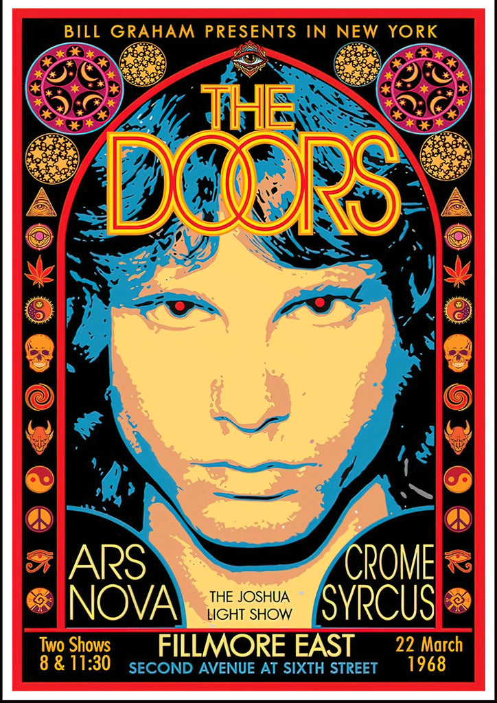 Premium the doors Vintage Gig A4 Size Posters