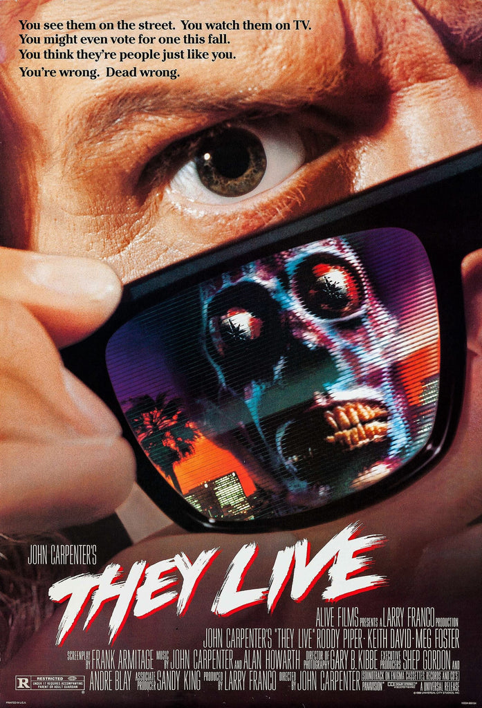 They live A3 Size Movie Poster-Pixie Posters