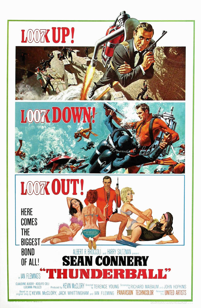Premium Thunderball A2 Size Movie Poster