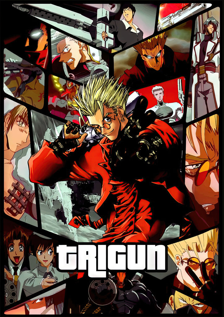 Premium Anime Trigun A4 Size Posters