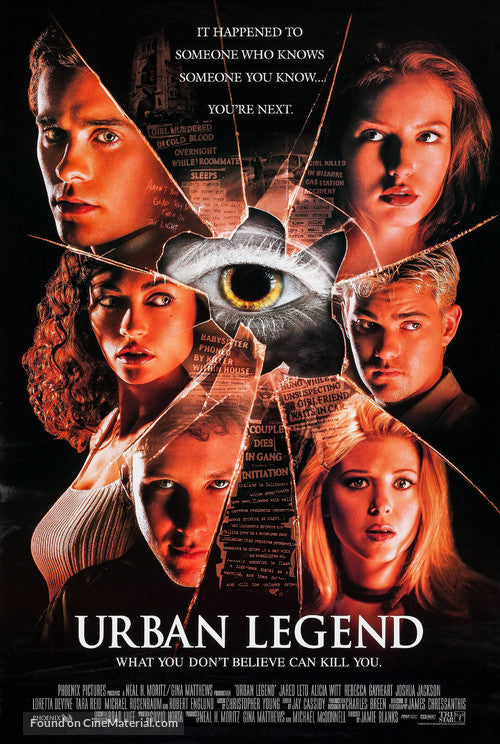 Pixie Posters Urban Legend Movie Poster A2 Size