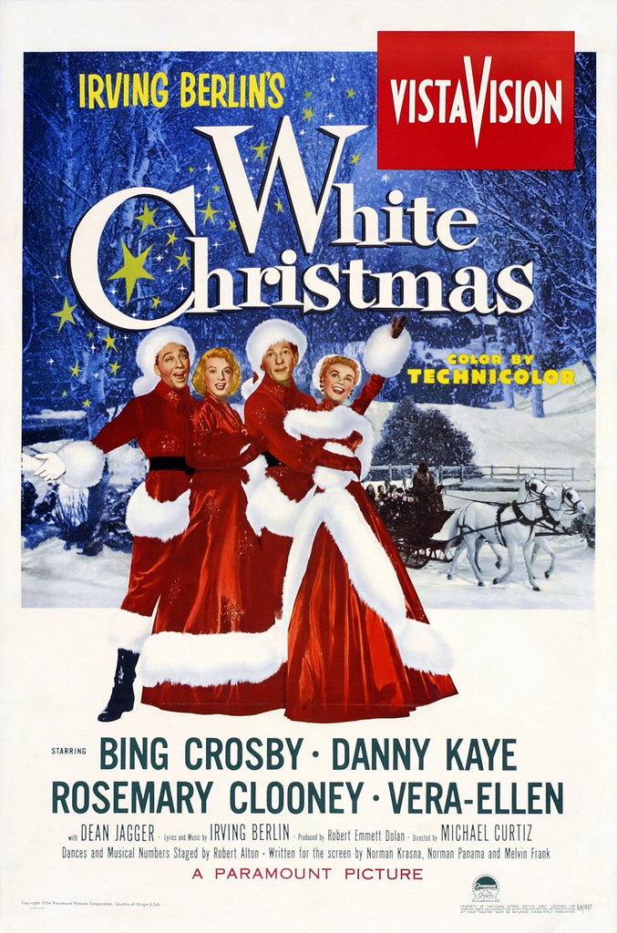 White Christmas A4 Size Movie Poster-Pixie Posters