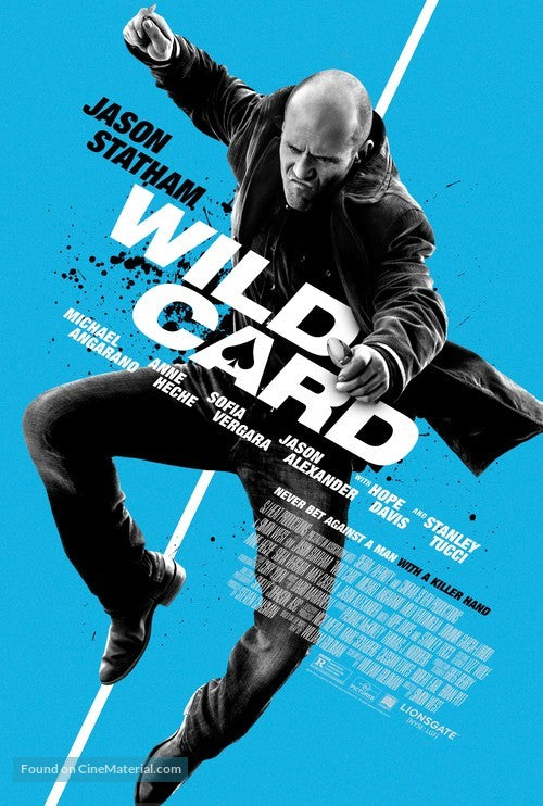 High Quality Wild Card A2 Movie Poster – Pixie Posters