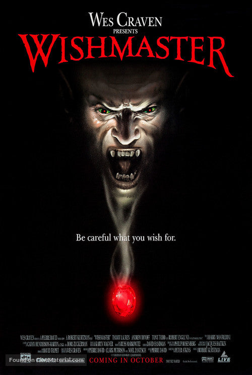 Pixie Posters Wishmaster Movie Poster A2 Size