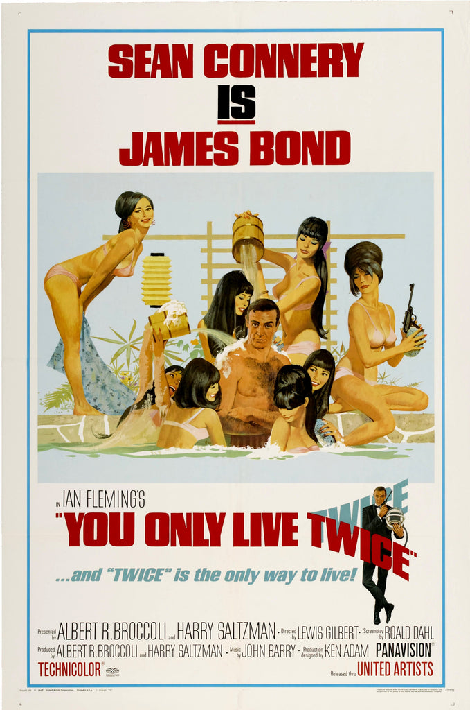 Premium You Only Live Twice A4 Size Movie Poster