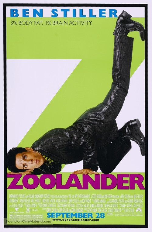 Zoolander A2 Movie Poster-Pixie Posters